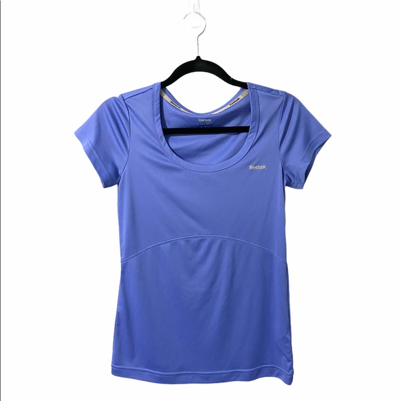 Reebok Women’s Blue Workout T-Shirt SMALL - Picture 1 of 5